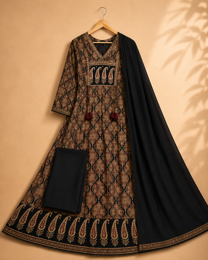 Royal Ajrakh Cotton Anarkali