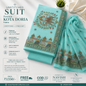 Premium Kota Doria Printed Unstitched Suit Set with Dupatta